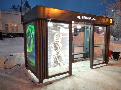 умные остановочные павильоны с обгревом